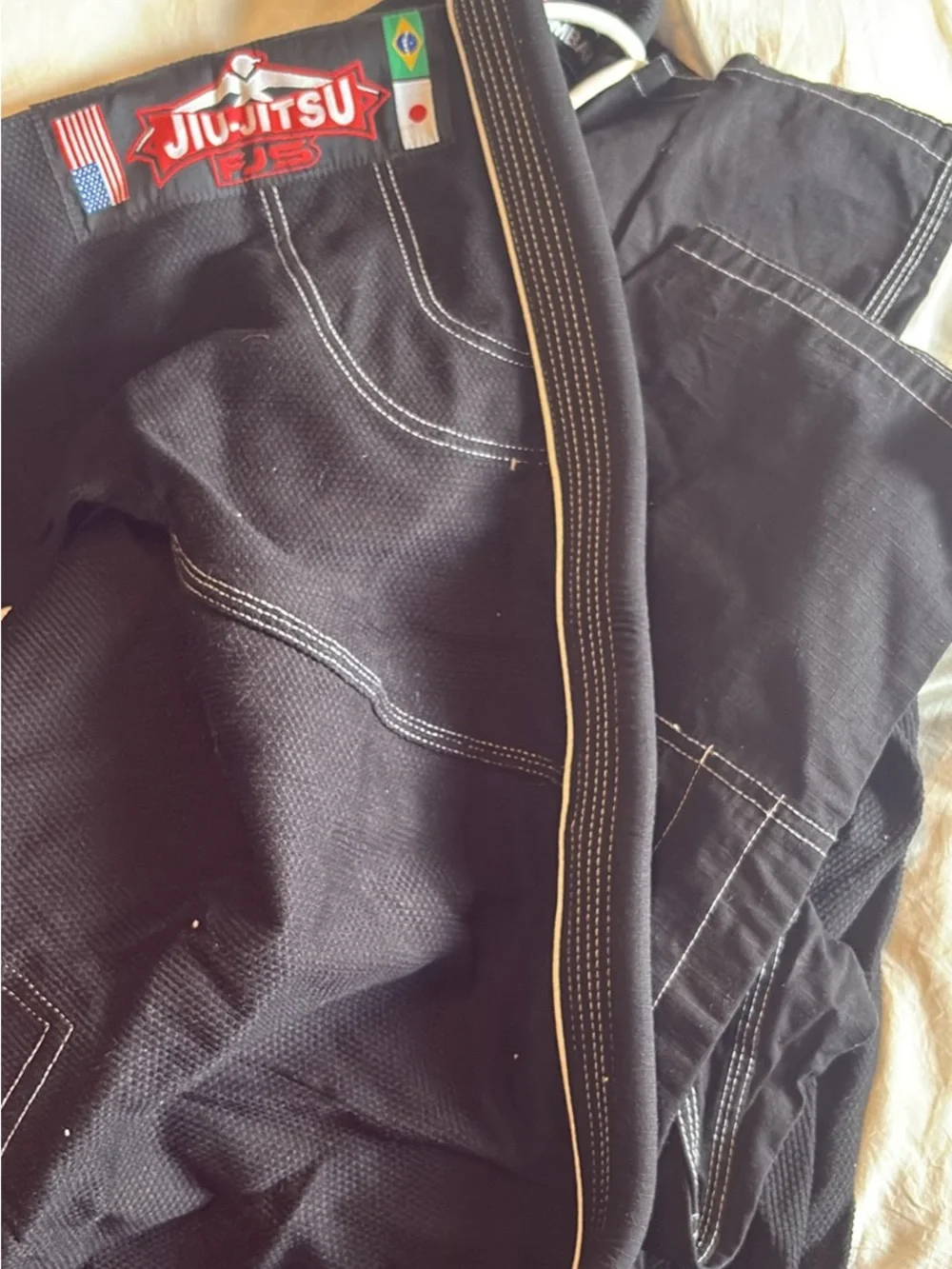 Black Gi Jacket — Performance Martial Arts Jacket and pants (no belt)